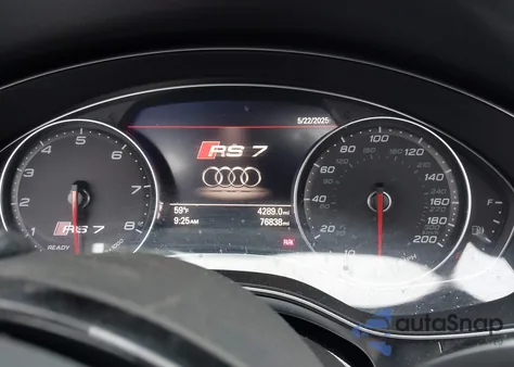 2016 Audi Rs 7 4.0T Prestige from USA, damaged, VIN WUAW2BFC1GN900648